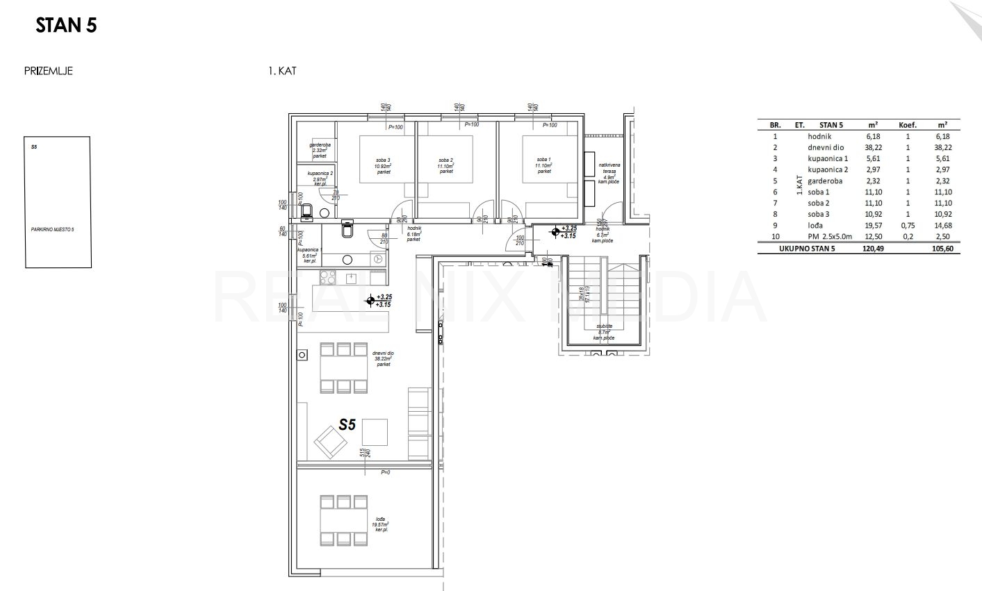 Apartman na moru  Prodaja  Privlaka  Privlaka