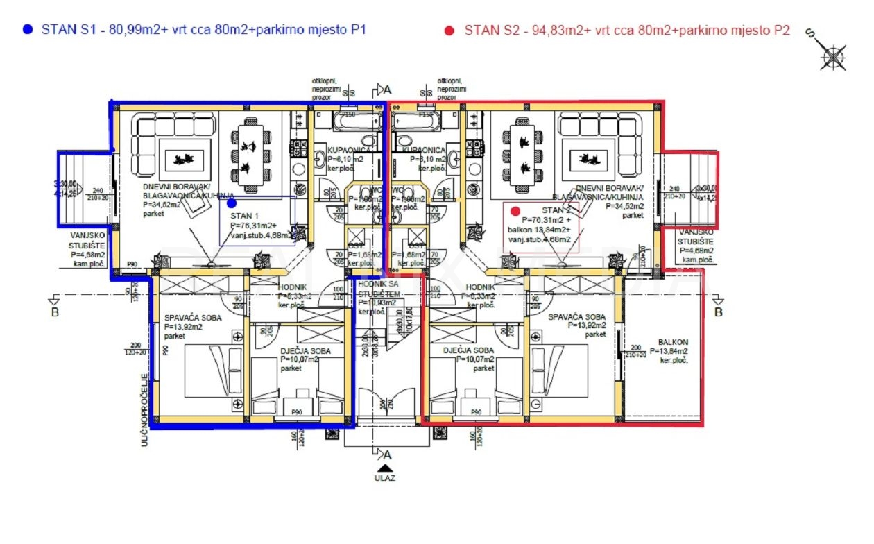 Apartman na moru  Prodaja  Privlaka  Privlaka