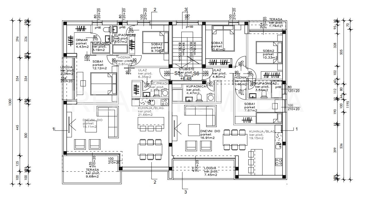 Apartman na moru  Prodaja  Sukošan  Sukošan