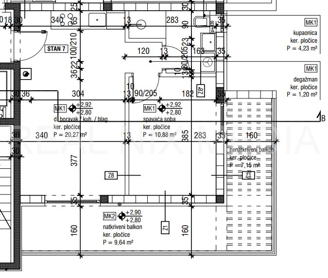 Apartman na moru  Prodaja  Nin  Nin