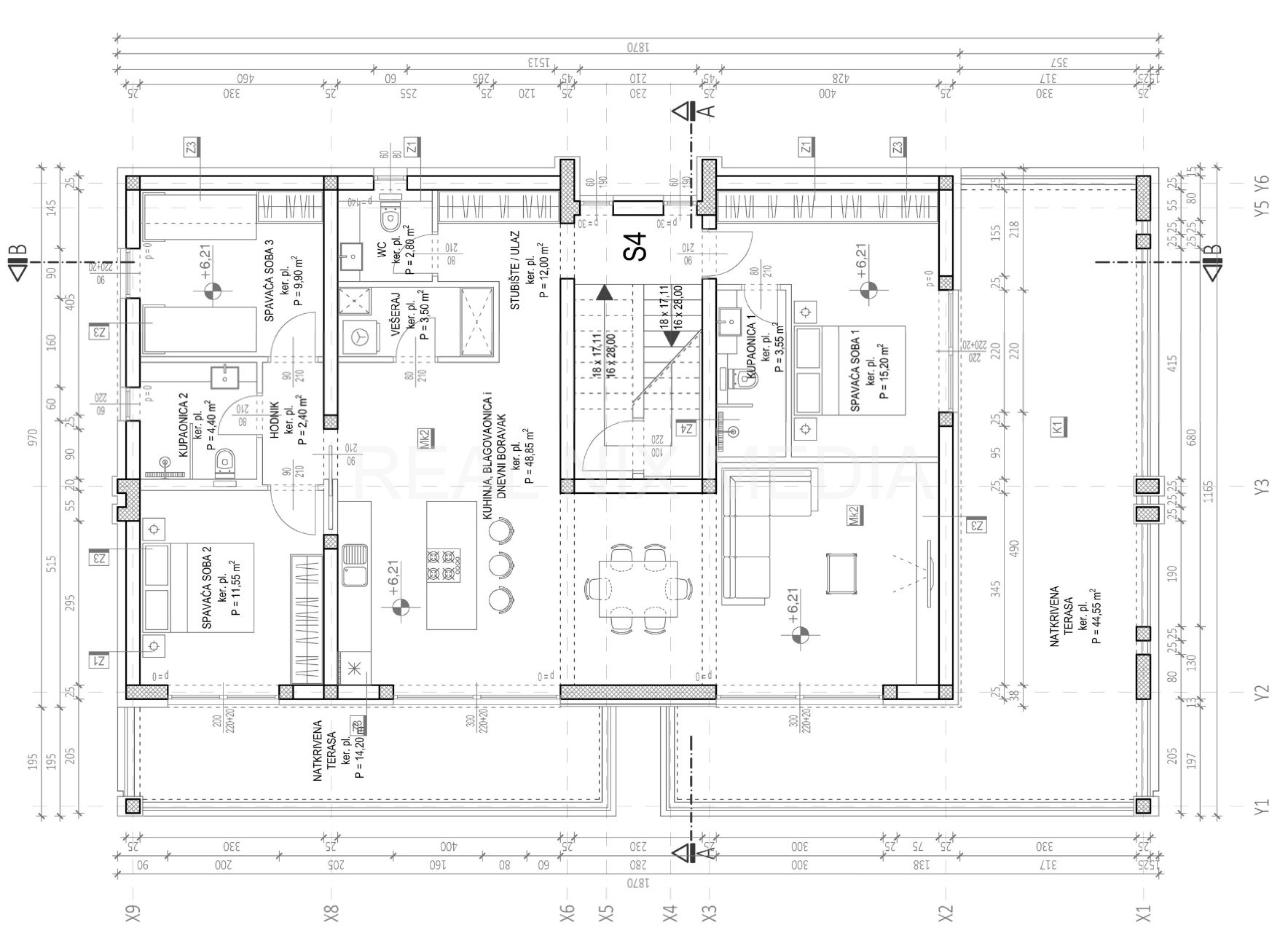 Luksuzni apartman  Prodaja  Zadar - Okolica  Kožino