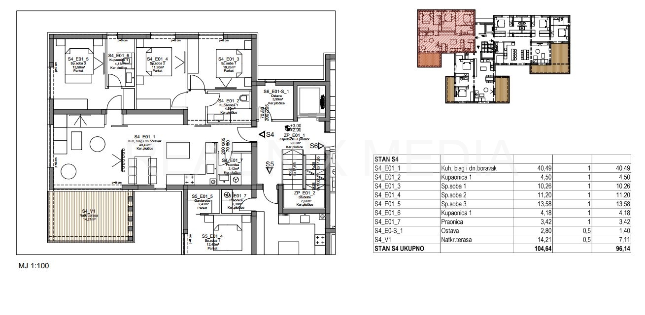 Apartman  Prodaja  Privlaka  Privlaka