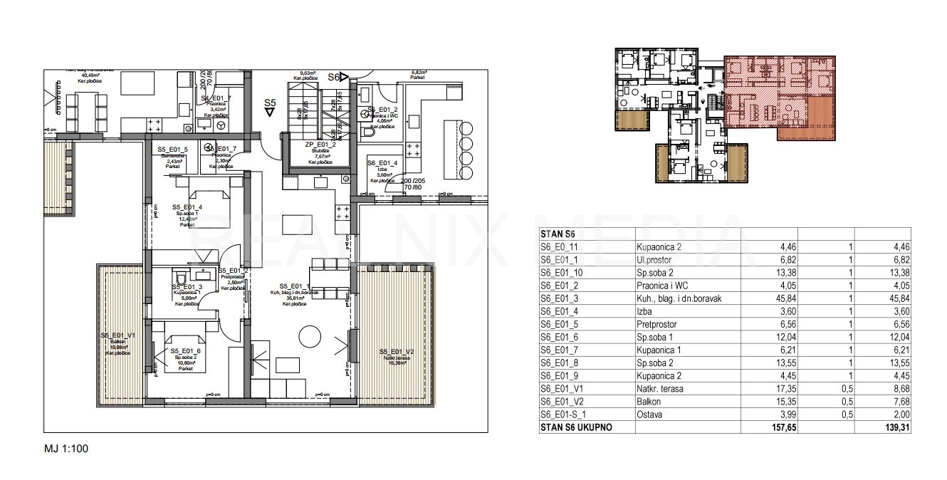 Apartman  Prodaja  Privlaka  Privlaka