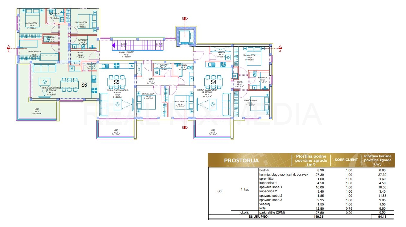 Apartman na moru  Prodaja  Privlaka  Privlaka