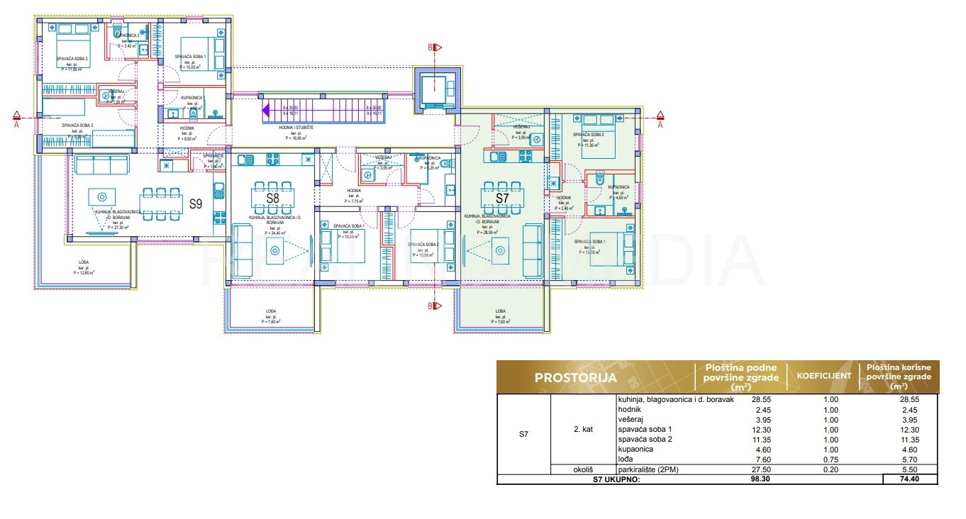 Apartman na moru  Prodaja  Privlaka  Privlaka