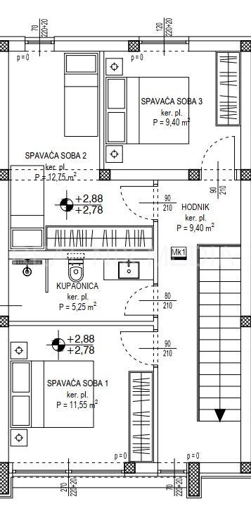 Kuća u nizu  Prodaja  Privlaka  Privlaka