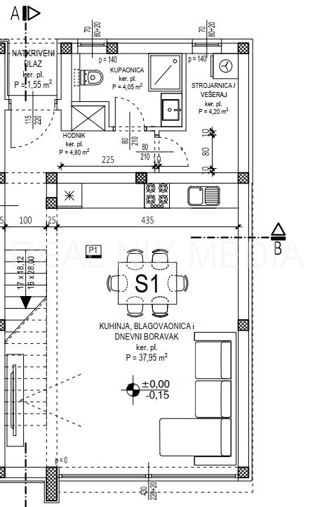 Apartman s okućnicom  Prodaja  Privlaka  Privlaka