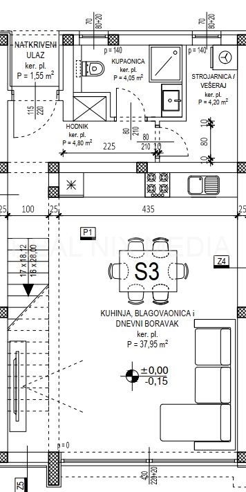 Apartman s okućnicom  Prodaja  Privlaka  Privlaka