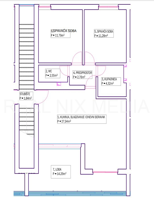 Apartman na moru  Prodaja  Privlaka  Privlaka